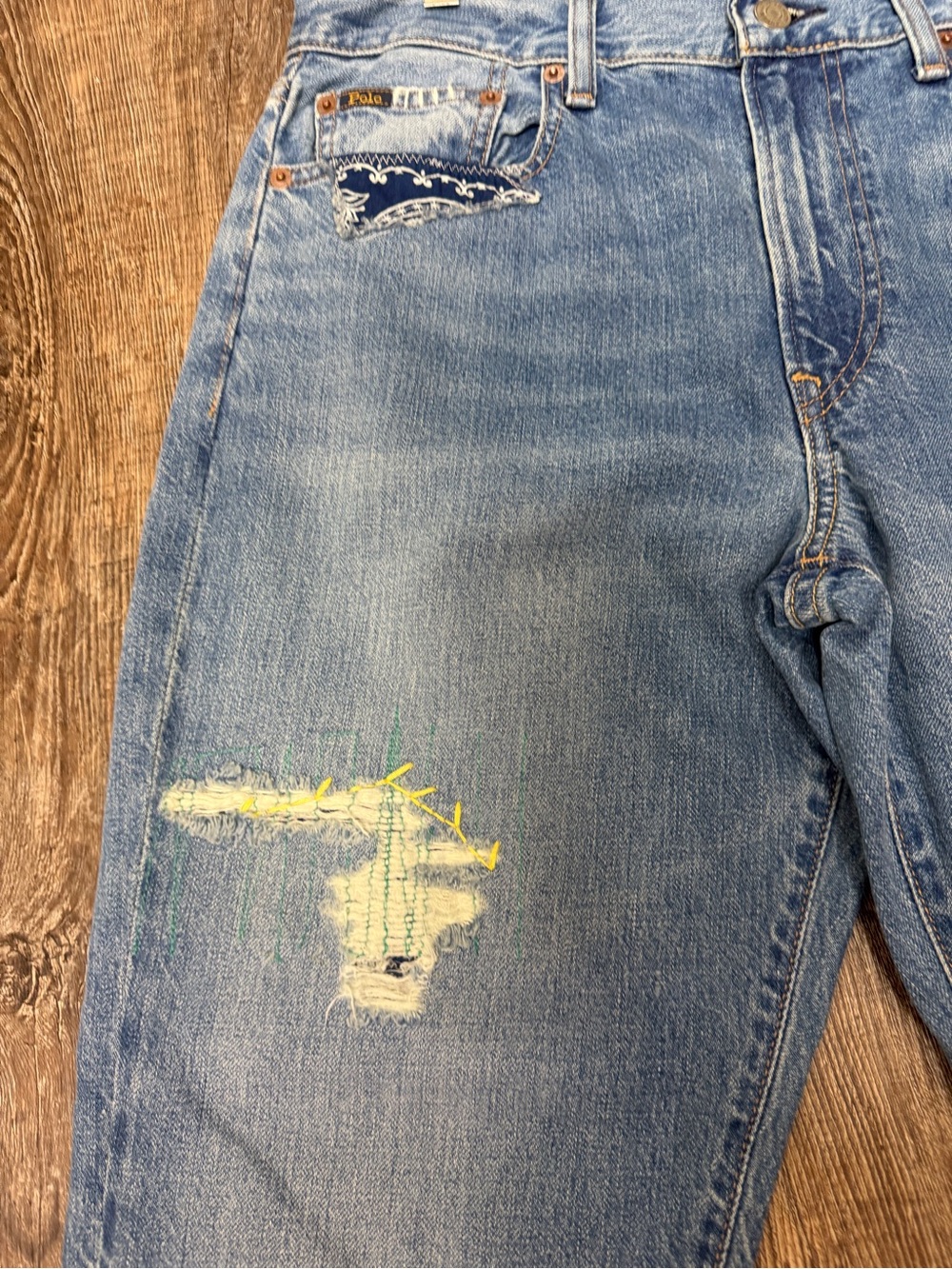 Polo Ralph Lauren patchwork pants - Picture 3 of 8
